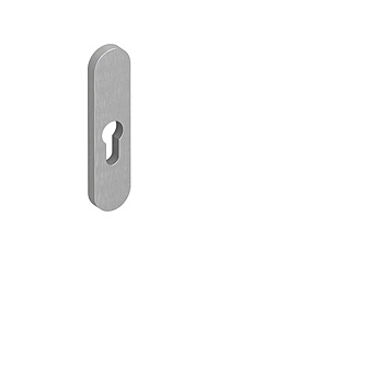 Rosette for additional door cylinder F1